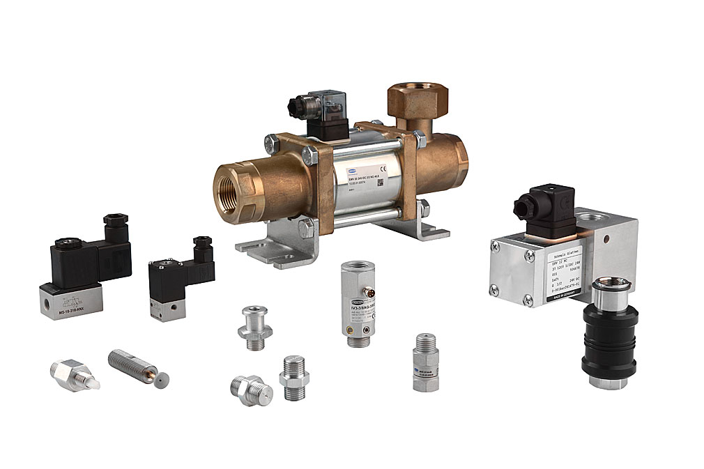 Different models of valves